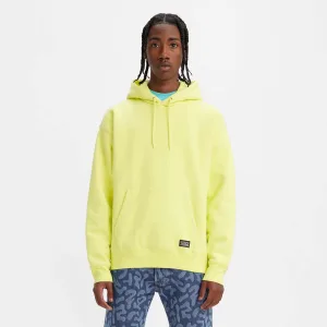 Men’s Levis Skate Hooded Sweatshirt in Lime