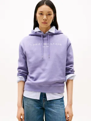 Tommy Hilfiger Hoodie MDRN REG CORP LOGO HOODIE met geborduurd logo-opschrift