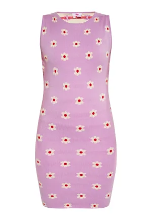 Mymo Jurk Dames PAARS ROOM ROOD