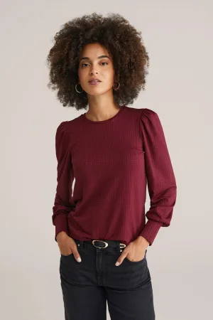 WE Fashion top donkerrood