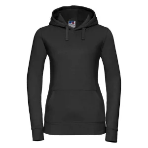 Russell Dames/Dames Authentic Hoodie (Zwart)