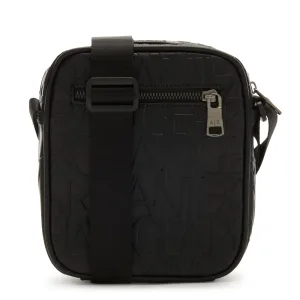 Armani Exchange  – heren  Crossbody Tas van Polyester – Zwart