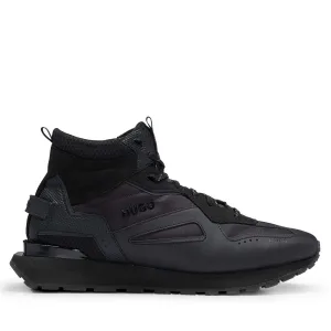 Hugo Cubite Hi-Top Trainers voor heren in zwart