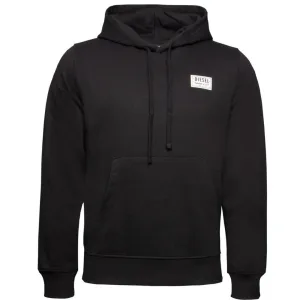 Diesel patch-logo zwarte hoodie