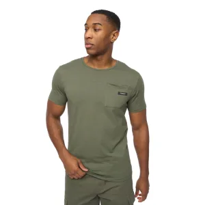 Crosshatch Heren Utilate T-shirt (Thyme)