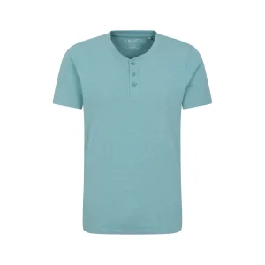 Mountain Warehouse Heren Hasst Biologisch T-Shirt (Turquoise)