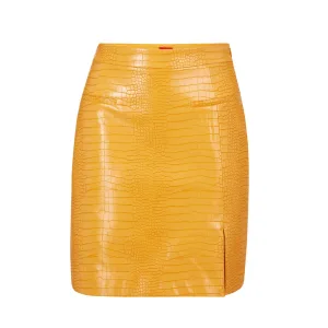 Women’s Hugo Roella-1 Skirt in Orange