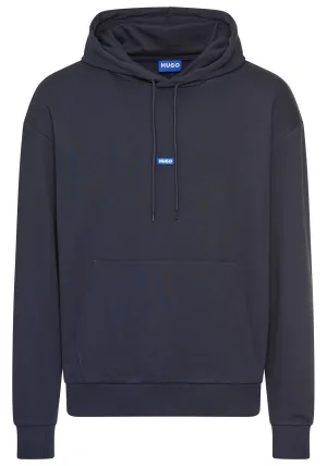 HUGO Blue Hoodie Nalonso met kangoeroezak