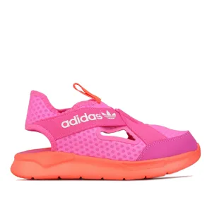Girl’s adidas Originals Childrens 360 Sandals in Pink white