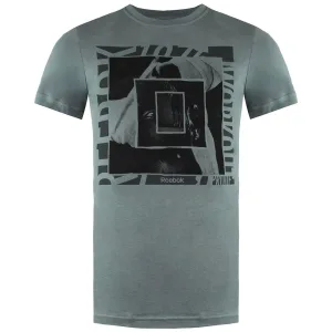 Reebok Bedrukt Heren Khaki T-Shirt
