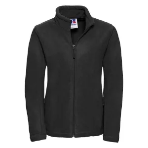 Russell Dames/Dames Outdoor Fleecejack (Zwart)
