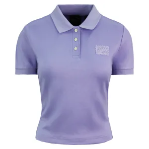 Puma x Rihanna Fenty Baby Polo Cropped Shirt Lavendel Womens Top 574286 01