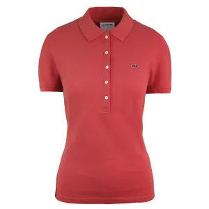 Lacoste Slim Fit Dames Koraal Poloshirt
