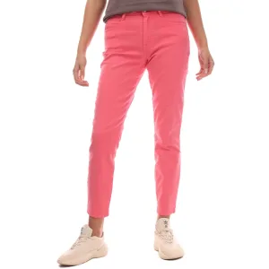 Dames Boss Slim-Fit Cropped Jeans in Roze