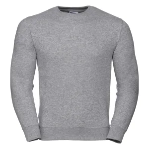 Russell Heren Authentieke Sweatshirt (Slimmer Cut) (Licht Oxford)