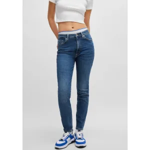 HUGO Blue Skinny fit jeans Malu Skinny fit met gemiddelde taillehoogte