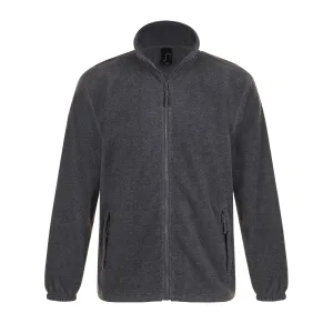 SOLS Heren North Full Zip Outdoor Fleece Jacket (Grijze Mergel)