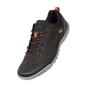 Mountain Warehouse Heren Phantom II Cow Suede Loopschoenen (Donkergrijs)