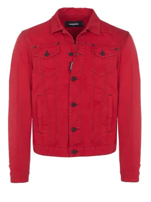 Dsquared2 jas Dan rood