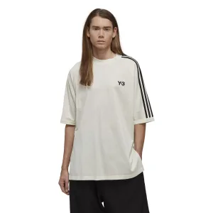 Heren adidas Originals 3-Stripes SS T-shirt in Wit Zwart