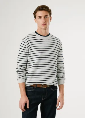 Pepe Jeans Trui met ronde hals ANDRE STRIPES