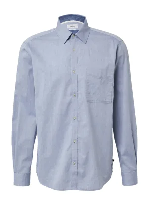 s.Oliver casual overhemd blauw