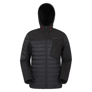 Mountain Warehouse Heren Turbine II gewatteerd Soft Shell jack (Zwart)