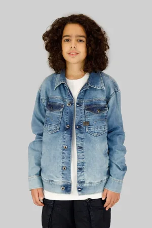 G-STAR spijkerjas light blue denim