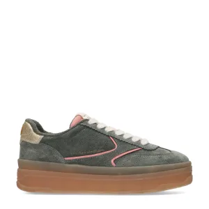 Scotch & Soda Minny suède sneakers groen