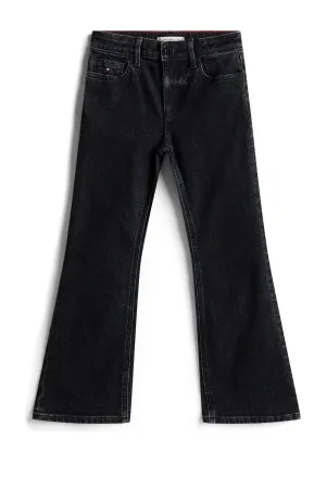 Tommy Hilfiger flared jeans black denim