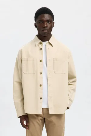 SELECTED HOMME overshirt ecru