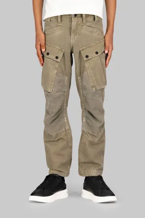 G-STAR straight cargo broek kaki
