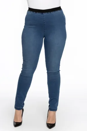 YOEK high waist skinny jegging DENIM light denim