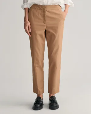 Gant Stoffen broek SLIM SLACK met plooien aan voor- en achterkant
