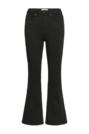 Kaffe flared jeans black denim