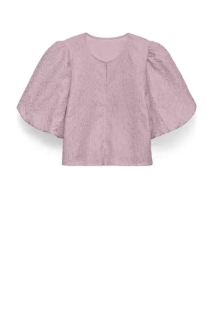 VERO MODA Jacquard top lila