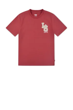 Levi’s T-shirt rood broderie