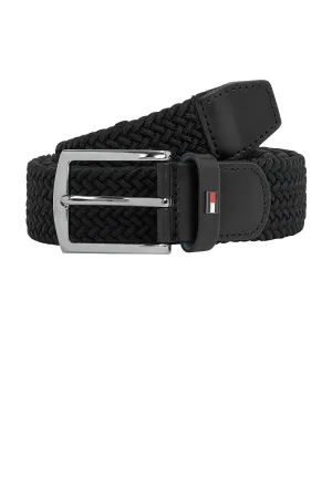 Tommy Hilfiger riem Denton Elastic zwart