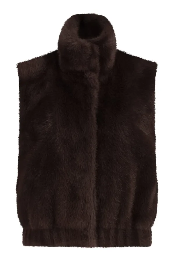 Label Dot Gilet Davida Bruin dames