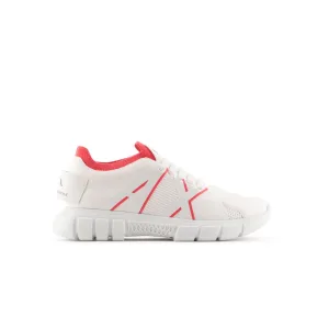 Women’s Armani Exchange Trainers in White pink