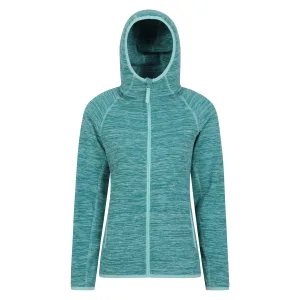 Mountain Warehouse Dames/Dames Lleyn II Melange Full Zip Hoodie (Teal)