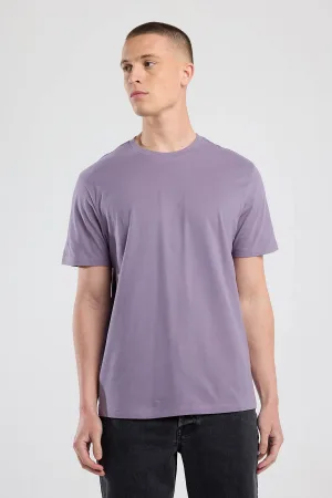 America Today regular T-shirt paars