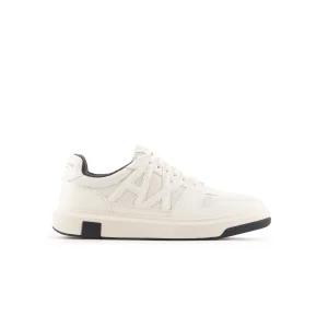 Men’s Armani Exchange Trainers in Off White