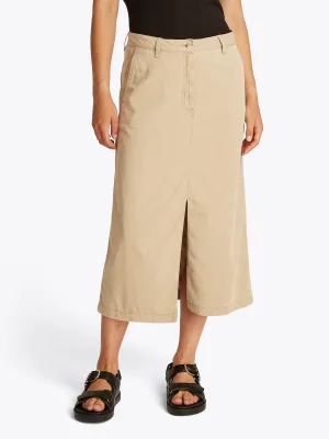 Tommy Hilfiger Geweven rok CO TENCEL MIDI SKIRT