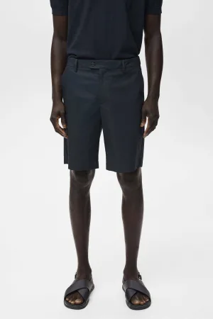 Mango Man slim chino short donkerblauw