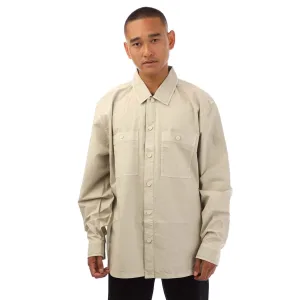 Boss Mens Locky 2 Oversized Shirt (Beige)
