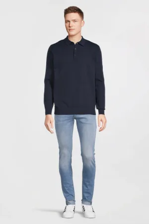 anytime polo donkerblauw