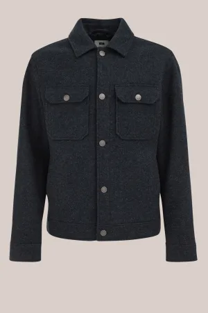 WE Fashion – Heren jack – Regular fit – Marineblauw –