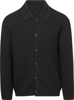 Marc O’Polo Vest Button Ribbed Navy