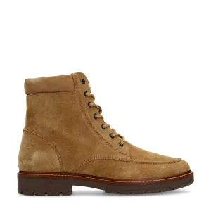 Manfield suède veterboots cognac